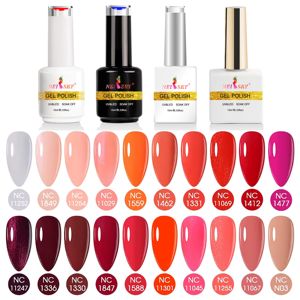 Neiss Ensemble de <span class=keywords><strong>vernis</strong></span> à ongles en gel écologique de haute qualité Nouvelle formule Ensemble de manucure et de pédicure semi-permanent à nivellement automatique de style français - Product Image 1