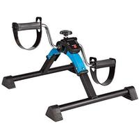 Vélo d'exercice pliable portable pour usage domestique, sous le bureau, en acier, pour la rééducation