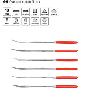 Juego de limas de diamante Eertek de 10 piezas, 3x140 mm, para herramientas de reparación de joyería DIY - Product Image 1