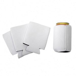 Refroidisseurs de canettes pliables en néoprène promotionnels, refroidisseurs de bouteilles en mousse avec fermeture éclair et logo personnalisé pour cadeaux de salon professionnel - Product Image 6