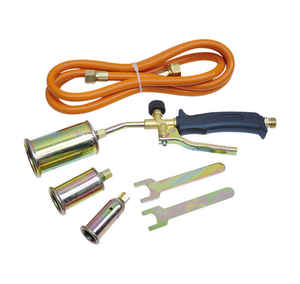 LGP Propane Butane Gaz Chauffage Chalumeau Brûleur Tuyau Régulateur Couvreurs Plombiers Kit Soudure à la main - Product Image 2