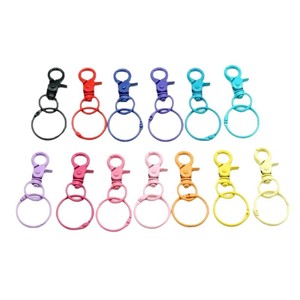 Llaveros de Aleación de Zinc Coloridos, Anillos Metálicos para Llaves, Accesorios de Moda, Forma Redonda, Estilo Fresco - Product Image 4