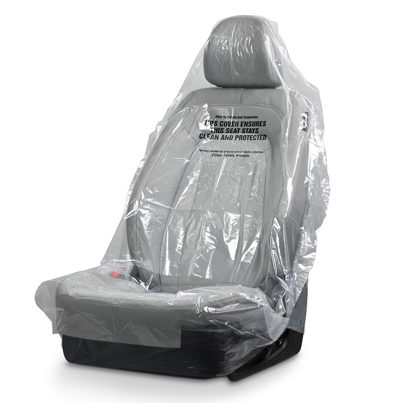 Универсальные автомобильные одноразовые пластиковые чехлы для сидений для защиты передних и задних сидений