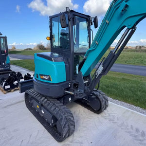 Mini excavadora Nme10 de ruedas de 1 tonelada usada, a precio económico y con operación eficiente - Product Image 3