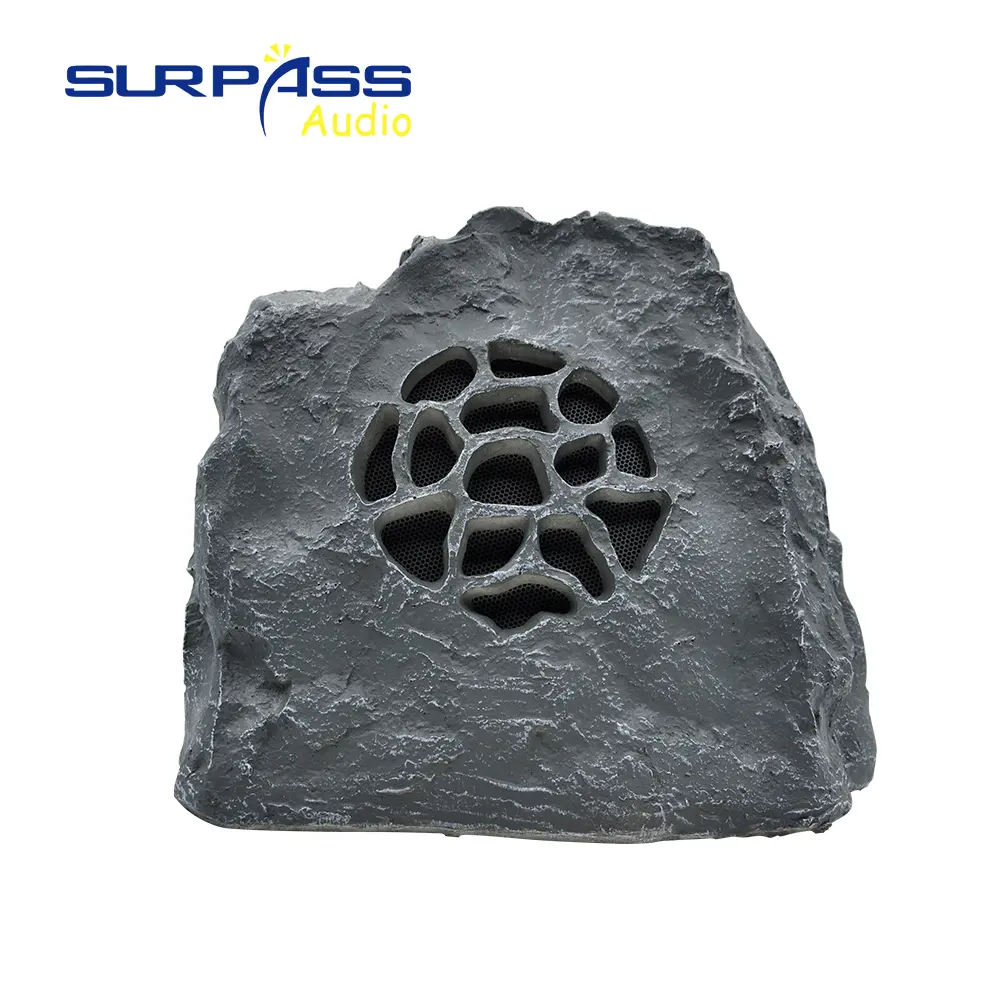 Altavoz en forma de piedra para exteriores, sistema de dirección público, resistente al agua, 30w