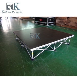 Scène portable antidérapante de haute qualité pour l'extérieur et l'intérieur, plateforme de scène en aluminium, podium pour événements musicaux - Product Image 2