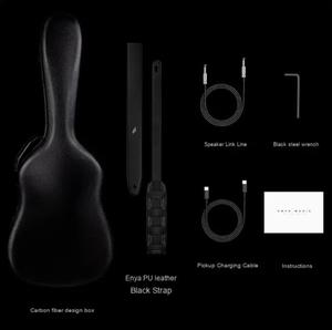 Guitare acoustique folk <span class=keywords><strong>Enya</strong></span> X4 Pro 36/41 pouces, corps en fibre de carbone, dos en fibre de carbone, côtés en acajou, ébène pour boîte électrique antichoc - Product Image 6