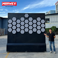 Marwey Mur de jeu LED interactif populaire pour salle de jeux, avec jeu de lancer, sport d'équipe et défi de réaction