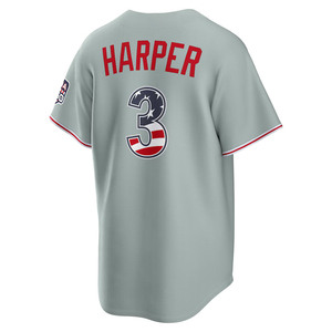 Maillots de baseball personnalisés 2026 Philadelphia USA 250 Quatrième de Juillet, uniformes brodés avec logos - Product Image 2