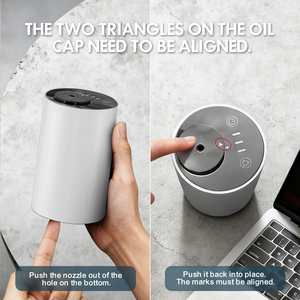 SCENTCARES Fragrance Portable Home Electric Mini Aromatherapy Scent Cordless Essential <b>Oil</b> Car Aroma Waterless <b>Diffuser</b> Machine - Product Image 2