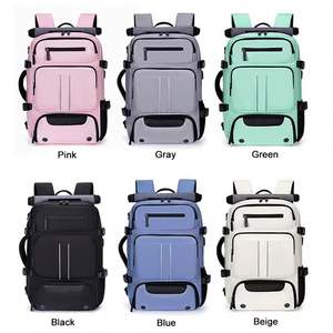 Mochila de Negocios de Tela Oxford Ligera e Impermeable de Nueva Moda para Hombre y Mujer con Compartimento Independiente para Zapatos con Cierre para Actividades al Aire Libre - Product Image 2