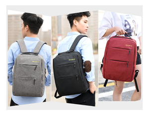 Bolsa impermeable para Notebook, bolsa <span class=keywords><strong>de</strong></span> poliéster personalizada para viaje, mochila para ordenador portátil escolar con Usb, venta al por mayor - Product Image 6