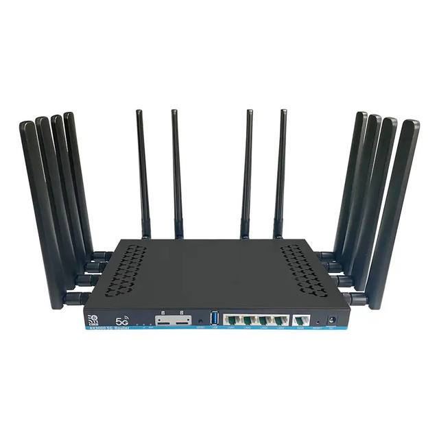 Two SIM Card Slot 4G Lte 5G Fast Stable Wireless Network OpenWRT High Speeed Wifi6 With Sim Card Slot Wifi CPE Router Wifi 6