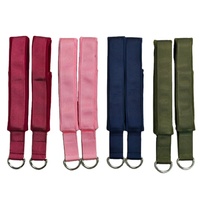 Gym à domicile entraînement Fitness D-Ring sangles Double boucles polaire rembourré Pilates équipement sangles d'exercice Yoga exercice accessoires