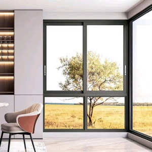 Cửa sổ trượt cách âm hiện đại kính hai lớp kính tiết kiệm năng lượng hiệu quả Ba cửa sổ nhôm phá vỡ nhiệt An Ninh - Product Image 5