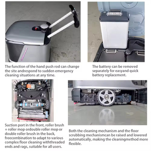 New Commercial Automatic Self-Propelled <b>Floor</b> Scrubber Robot With Cold Water <b>Cleaning</b> Wireless <b>Floor</b> Sweeper <b>Machine</b> - Product Image 5