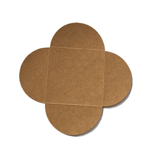 Nhà Máy Bán Buôn Bình Thường 200gsm Brown Kraft <span class=keywords><strong>Paper</strong></span> Petal Phong Bì Không In Ấn 70*70Mm Brown Kraft <span class=keywords><strong>Paper</strong></span> Petal Phong Bì - Product Image 1