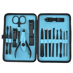 Wellflyer ชุดแต่งเล็บสแตนเลส18ชิ้นสำหรับผู้ชายขายส่ง - Product Image 4