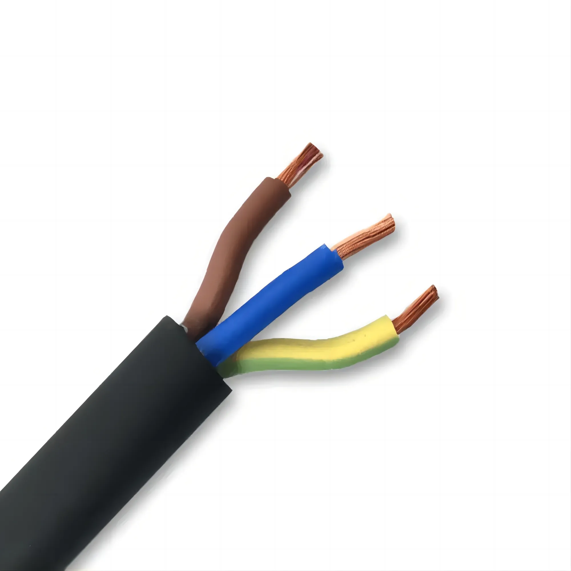 VDE Stranded H07RN-F 3G4.0mm2 450/750V Flexible Rubber Cable