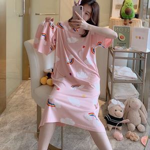 Camicia <span class=keywords><strong>da</strong></span> <span class=keywords><strong>Notte</strong></span> Estiva a Maniche Corte <span class=keywords><strong>per</strong></span> Donna, Casual e Carina, Taglie Grandi <span class=keywords><strong>per</strong></span> Ragazze - Product Image 5