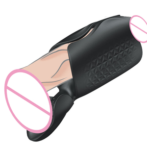 Glande senza mano massaggiatore macchina del sesso pene Delay Trainer automatico maschio masturbatore giocattoli sessuali potente vibratore per gli uomini - Product Image 2