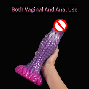 Dildo de fantasía para adultos con forma de animal y características de sujeción - Juguete sexual de silicona suave con forma de pene de dragón/perro/caballo para estimulación LGBT - Product Image 6