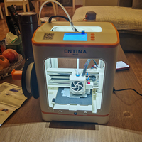 Imprimante 3D FDM miniature ENTINA-TINA2C pour enfants, jouet créatif d'apprentissage DIY, cadeau éducatif STEM, machine d'impression 3D pour débutants