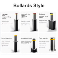 Poteau de sécurité portable Hengbo, bollard amovible robuste avec serrure et chaîne pour allée, entrepôt, contrôle d'accès