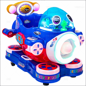 Balançoire à monnayeur pour enfants de moins de 3 ans, usage commercial, jouet musical électrique pour centre de divertissement à domicile - Product Image 4