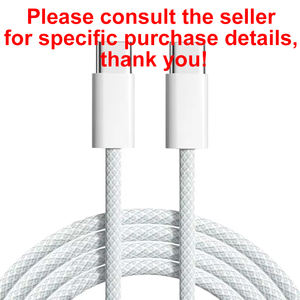 60W 20W急速充電対応Type-C to Type-Cケーブル、iPhone 15/16 8 PLUS 11 12 13 14 PRO Max対応USB C急速充電ケーブル - Product Image 2