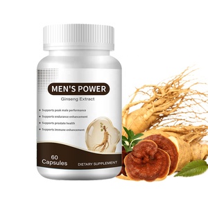 OEM Ginseng Capsules voor Mannen, Natuurlijke Energiebooster, Krachtige Pillen ter Ondersteuning van de Mannelijke Kracht en Reishi-extract - Product Image 1