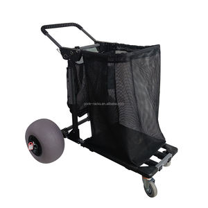 Yonk katlanabilir vagon plaj vagon balıkçılık sepeti balıkçılık ile olta tutucular ağır, büyük kapasiteli sepeti - Product Image 1