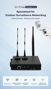 راوتر صناعي لاسلكي محسن للاستخدام الخارجي مع بطاقة SIM، سرعة 300 ميجابت في الثانية، تقنية Cat4 <span class=keywords><strong>4G</strong></span> LTE و<span class=keywords><strong>3G</strong></span> و<span class=keywords><strong>4G</strong></span>، معتمد من CE وRED وROHS - Product Image 5