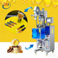 Machine d'emballage automatique VFFS pour bâtonnets de miel, liquides, ketchup, pâte de tomate, confiture, sauce, mayonnaise en sachet