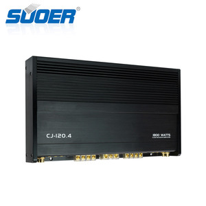Suoer CJ-120.4 <span class=keywords><strong>1500</strong></span> <span class=keywords><strong>watts</strong></span> class AB car amplifier full frequency 4 channels car amp - Product Image 3