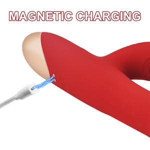 5 schiaffi clitoride stimolazione vaginale si muove su e giù scivolando coniglio spinta vibratore Dildo giocattoli sessuali per le donne - Product Image 6