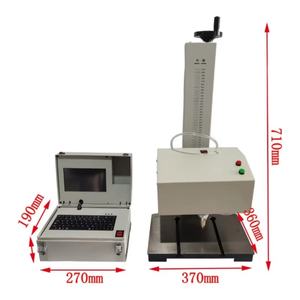 Máquina de grabado de marcado de puntos con placa de identificación de Metal pequeña para vehículo Vin de chasis con marca de fabricantes de precios láser - Product Image 6