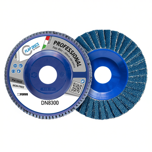 Disque à lamelles professionnel Fervi DN8300, disque abrasif sans fer pour ponçage - Product Image 1