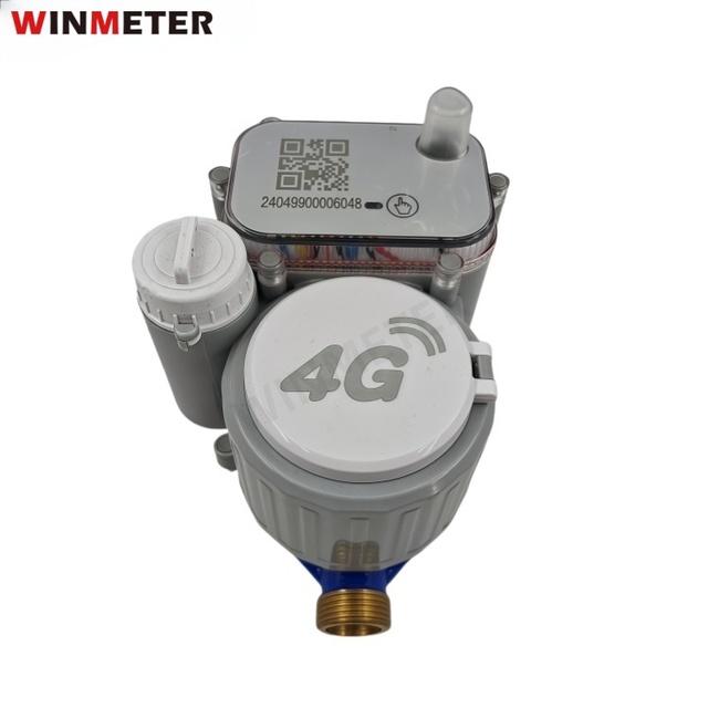 High Quality DN25 Brass Smart Prepaid Remote Reading Water Meter 4G LTE Wireless China Supplier OEM Customizable