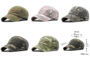 Casquette de sport imprimée camouflage colorée à 6 panneaux pour femmes et hommes - Product Image 2