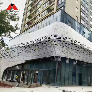 แผ่นผนังอลูมิเนียม 3 มิติ ดีไซน์ทันสมัย เคลือบ PVDF สำหรับตกแต่งภายนอกอาคาร - Product Image 6