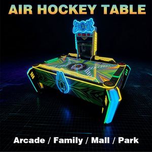 Machine d'arcade de jeu de hockey sur air à monnayeur, table commerciale avec système de comptage numérique, équipement de divertissement intérieur, jeu d'arcade - Product Image 2
