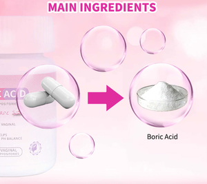 Supositorios Vaginales para el Cuidado Íntimo Femenino, Limpieza, Control de Olores, Ácido Bórico, Píldoras Yoni - Product Image 2