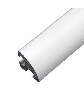 Commercio all'ingrosso della fabbrica argento nero industriale anodizzato 2020 T fessura estrusioni arrotondato Conner telaio mezzo tondo in alluminio profilo 2020 - Product Image 5