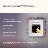Ordinateur portable 2-en-1 Microsoft Surface Pro 11 13 pouces, processeur Snapdragon X Elite 12 cœurs, 16 Go de RAM, 512 Go de SSD, Noir élégant, Windows 11 Pro
