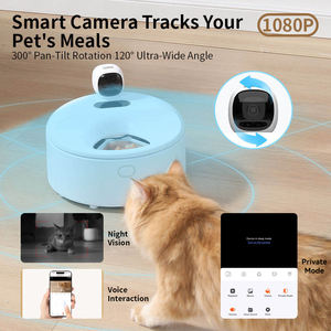 Alimentador de comida húmeda para mascotas personalizado inteligente de 5 comidas, cámara de Control por aplicación WIFI, dispensador de comida húmeda para gatos, Alimentador automático antiinterferencias para perros y gatos - Product Image 4