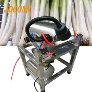 Small Spring onion green onion peeling machine leek peeler chives root cutter cutting machine mud removing machine