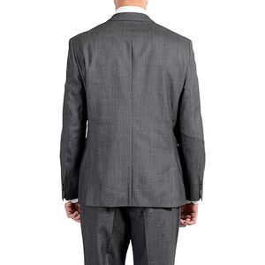 Costumes d'affaires de haute qualité à simple boutonnage pour hommes italiens Nouveau design Vêtements de marié de mariage décontractés en deux pièces - Product Image 5