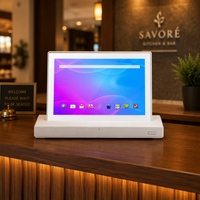 Tablette tactile Android 10,1 pouces en forme de L pour affichage numérique, processeur RK3568 Quad Octa Core, Wi-Fi, NFC, POE, RJ45, GSM 4G, 32 Go, système de point de vente pour restaurant