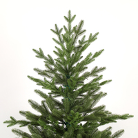 Meilleur choix de produit Arbre de Noël blanc en pin artificiel de 6 pieds avec farine de flocon de neige